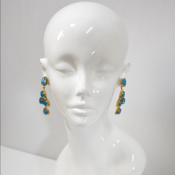 Erickson Beamon Duchess Chandelier Earrings - Picture 2 of 5